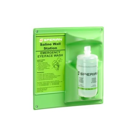 Honeywell North Honeywell Emergency Eye/Face Wash, 32 Oz. Single Bottle Station, 32-000461-0000 32-000461-0000